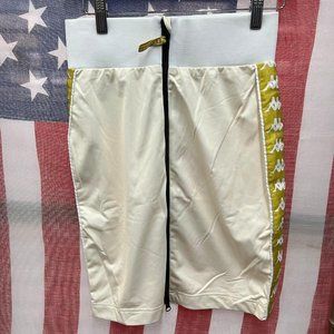 NWT KAPPA short pencil skirt cream gold